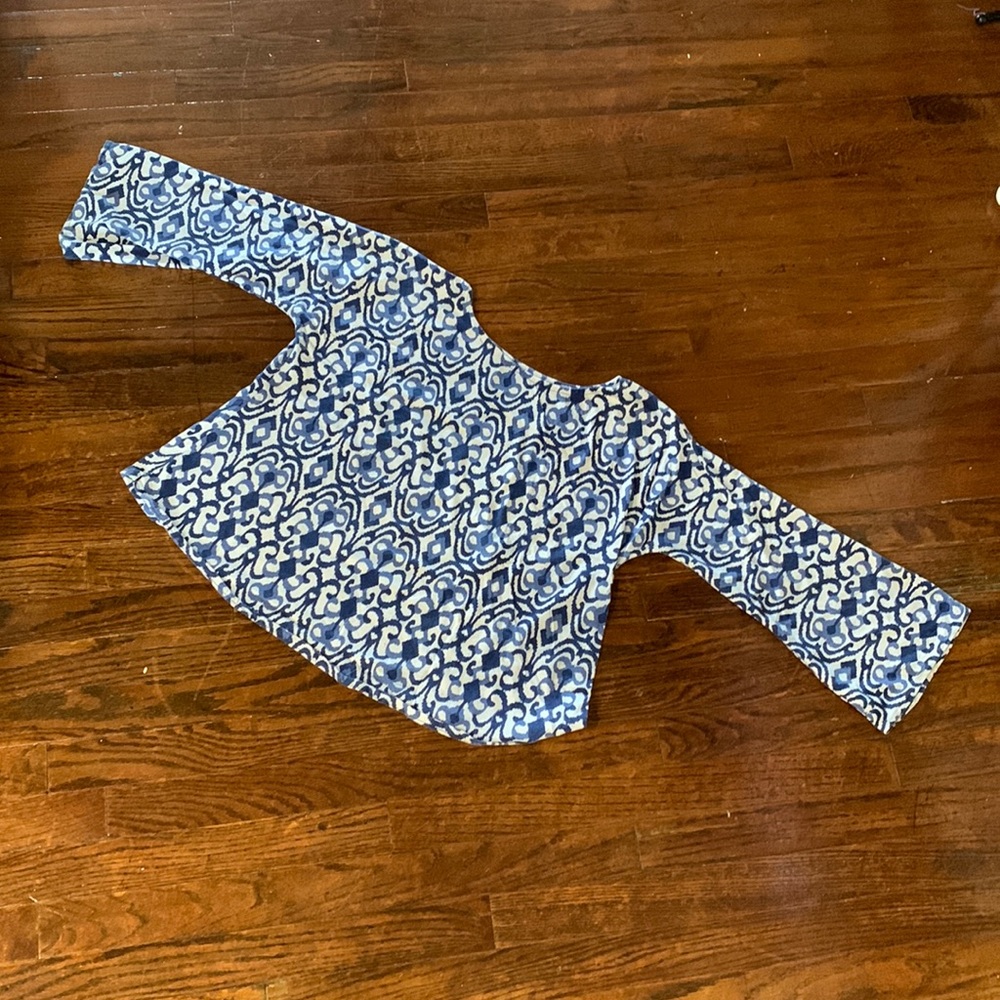 Handmade blue tunic